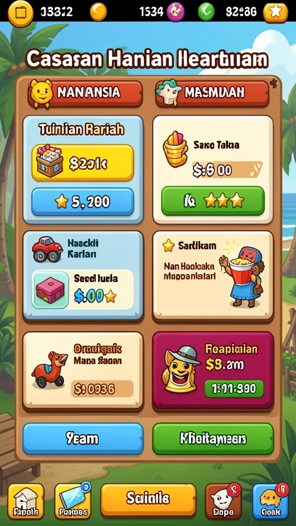 Berbagai tantangan menanti di setiap level permainan.