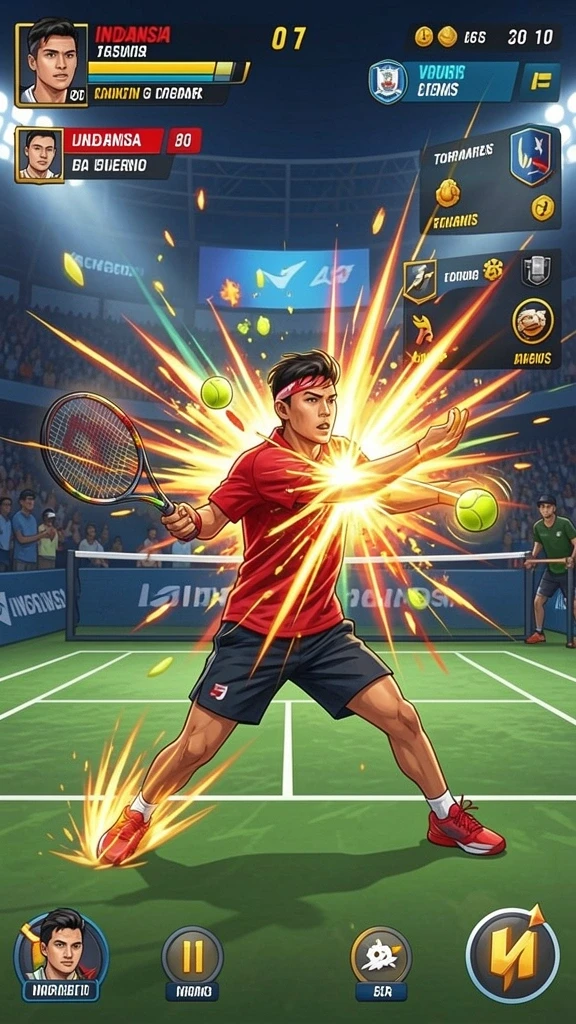 Momen seru saat bermain dengan teman di fitur multiplayer.