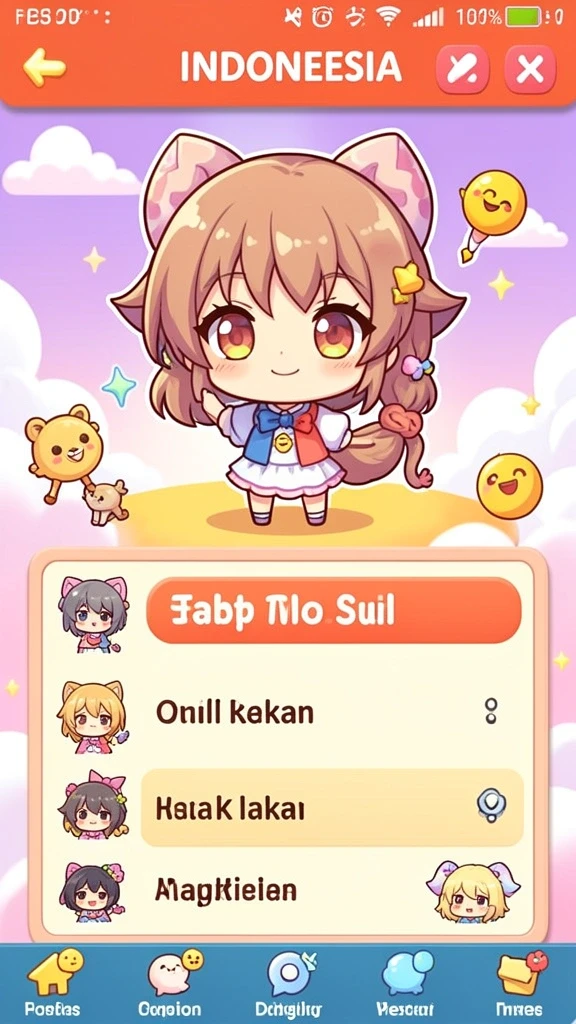 Tampilan antarmuka yang sederhana dan intuitif.