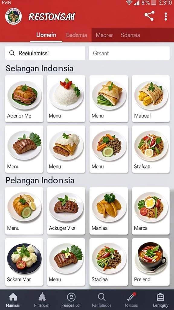 Tampilan antarmuka pengguna yang ramah.
