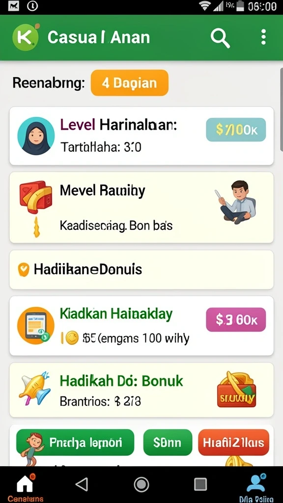 Karakter unik dengan kemampuan berbeda.
