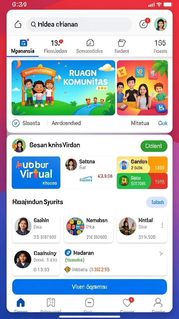 Tampilan antarmuka GACORX yang modern dan menarik.