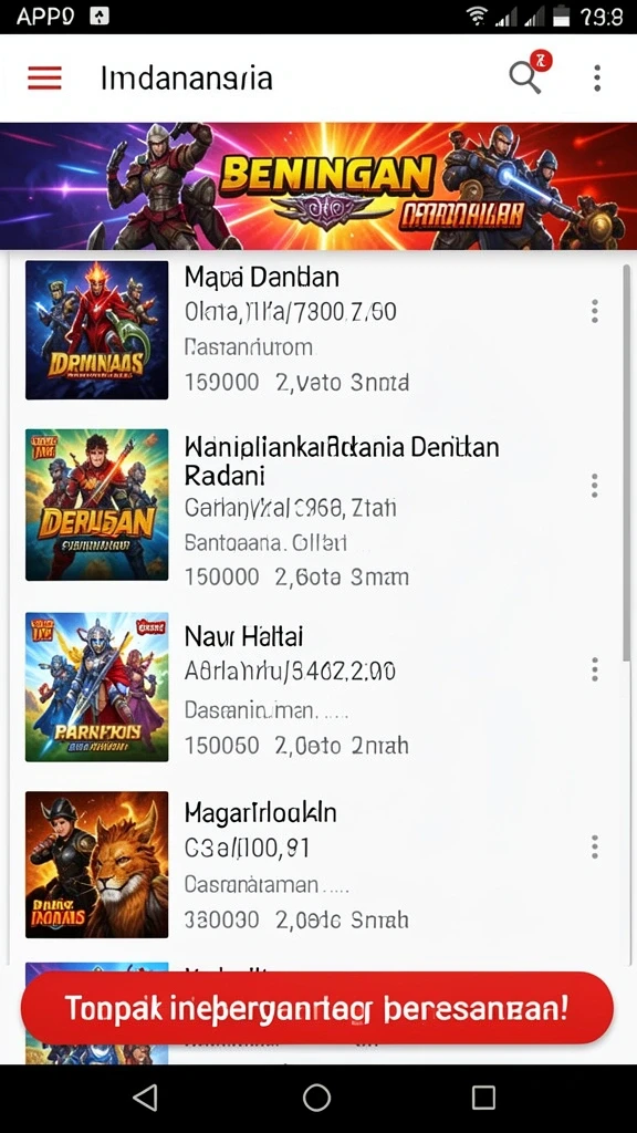 Screenshot menunjukkan fitur leaderboard yang memicu kompetisi antar pemain.