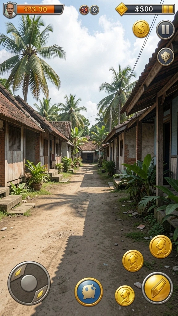 Mode permainan seru yang dapat dipilih.