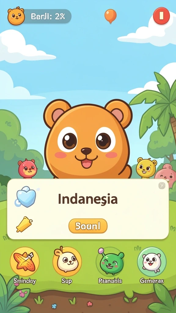 Tampilan utama aplikasi yang menarik dan mudah dibaca.