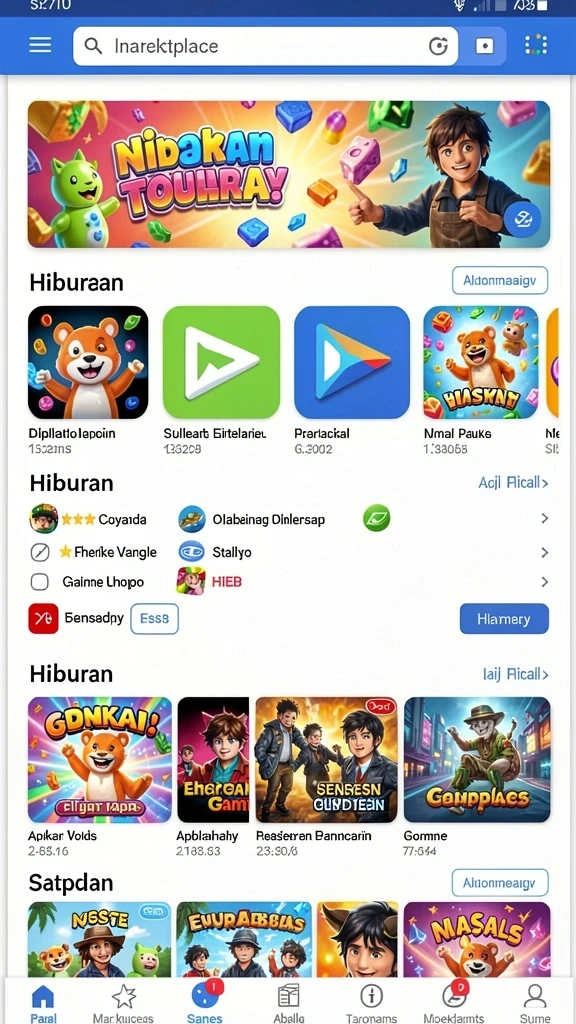 Tampilan antarmuka utama HOKIGAME yang menarik.