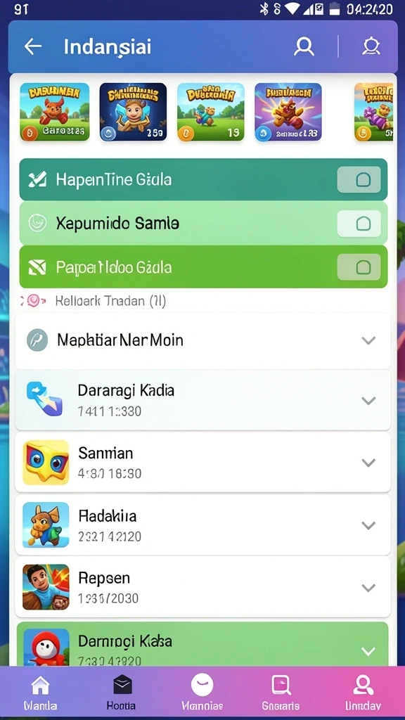 Tampilan awal KANGTOTO yang menarik dan mudah dinavigasi.