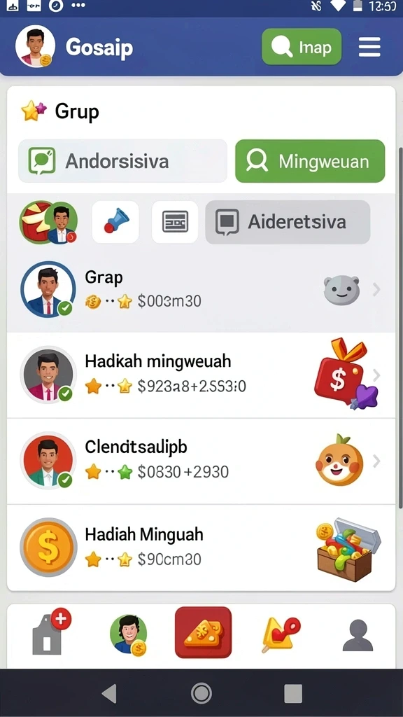 Karakter dengan desain unik dan kemampuan khusus.