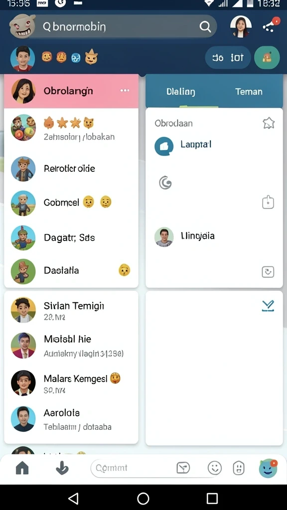 Tampilan antarmuka pengguna KAWAN777 yang intuitif.