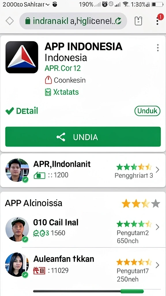 Tampilan antarmuka yang menarik dan mudah digunakan.