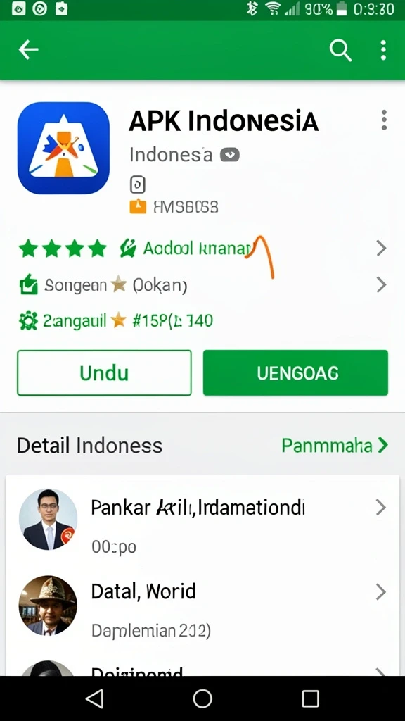 Tampilan antarmuka yang sederhana dan menarik.