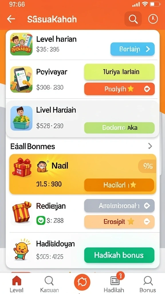 Sistem bonus yang menguntungkan dan menarik.