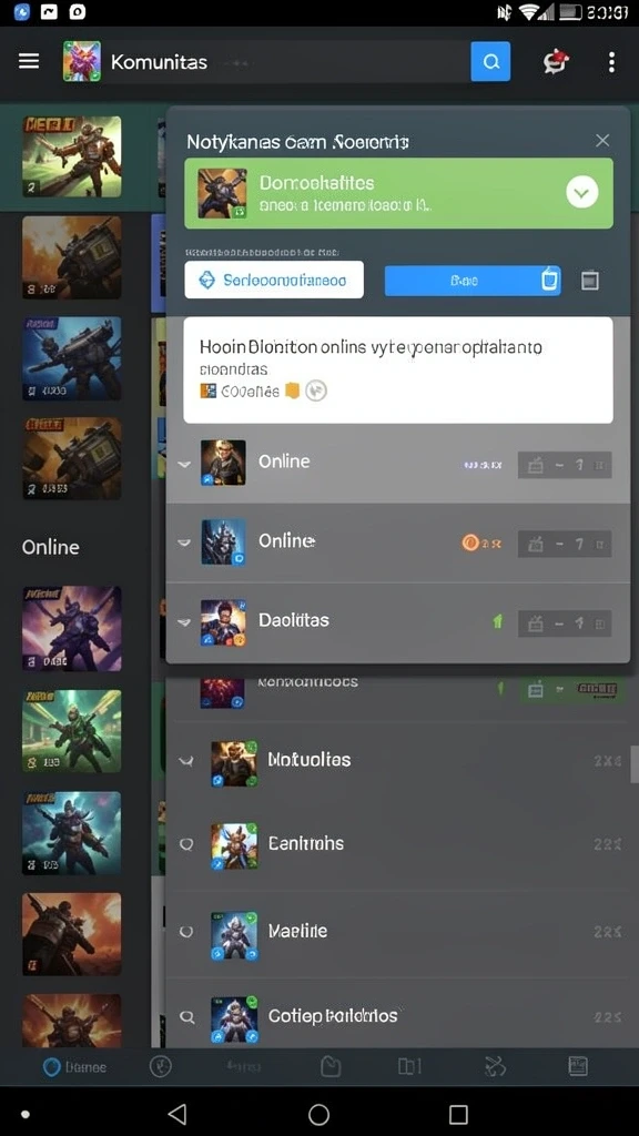 Gameplay yang seru dan interaktif dengan pemain lain.