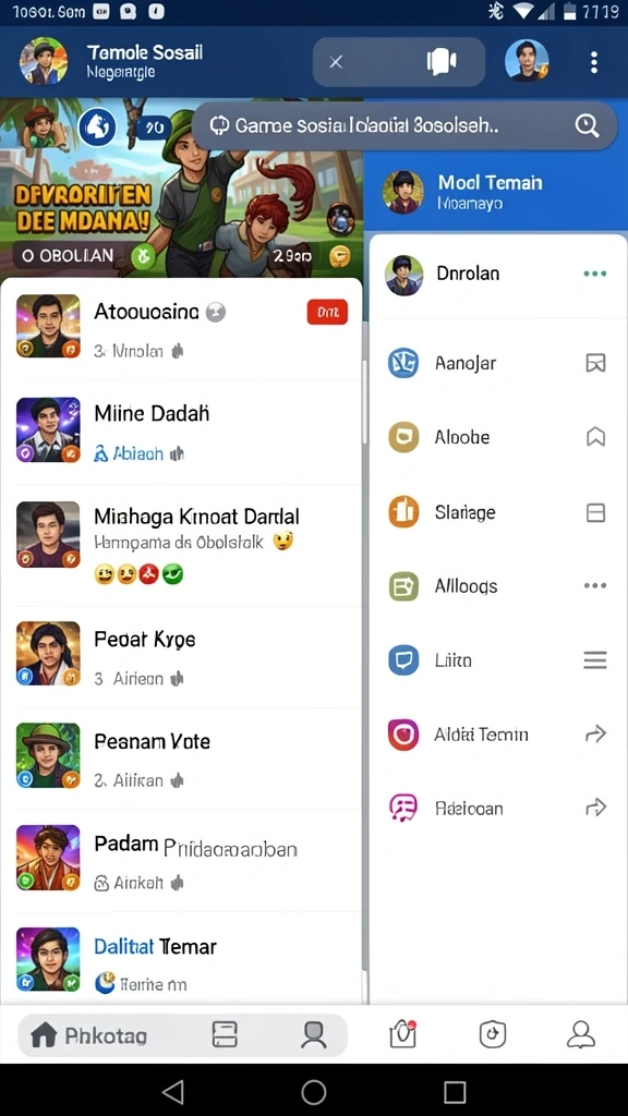 Gambar suasana poker yang seru dengan pemain berinteraksi.