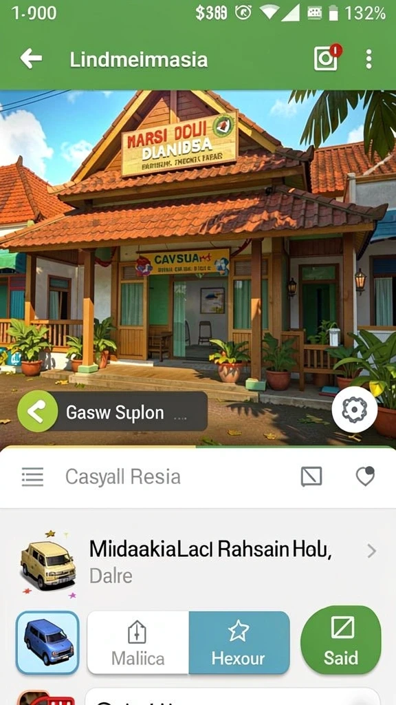 Screenshoot fitur level baru yang menantang.