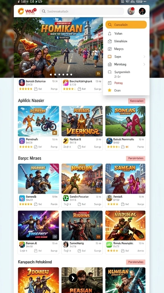 Tantangan level yang seru dan mendebarkan.