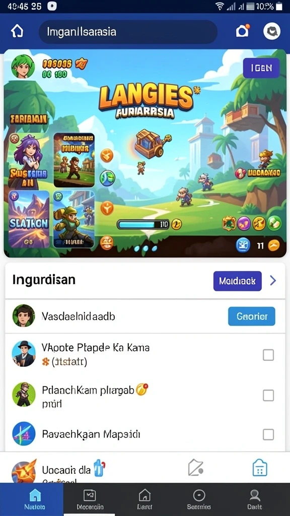 Tampilan antarmuka pengguna yang menarik dan intuitif.
