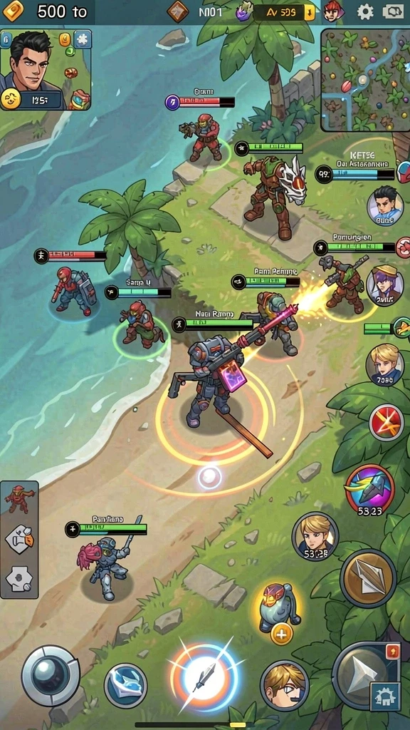 Karakter unik dan menarik di dalam game.