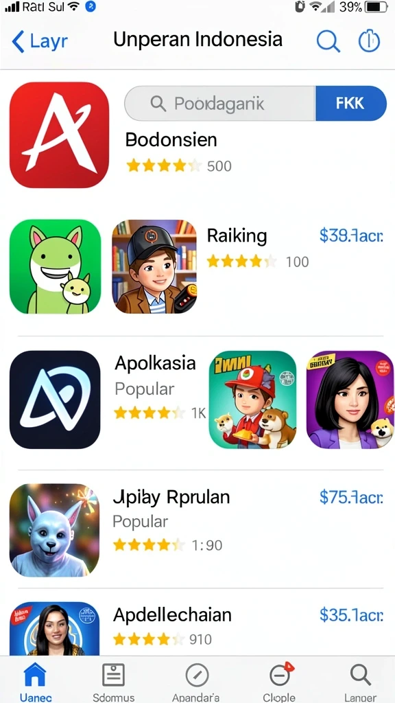 Tampilan antarmuka yang menarik dan intuitif.