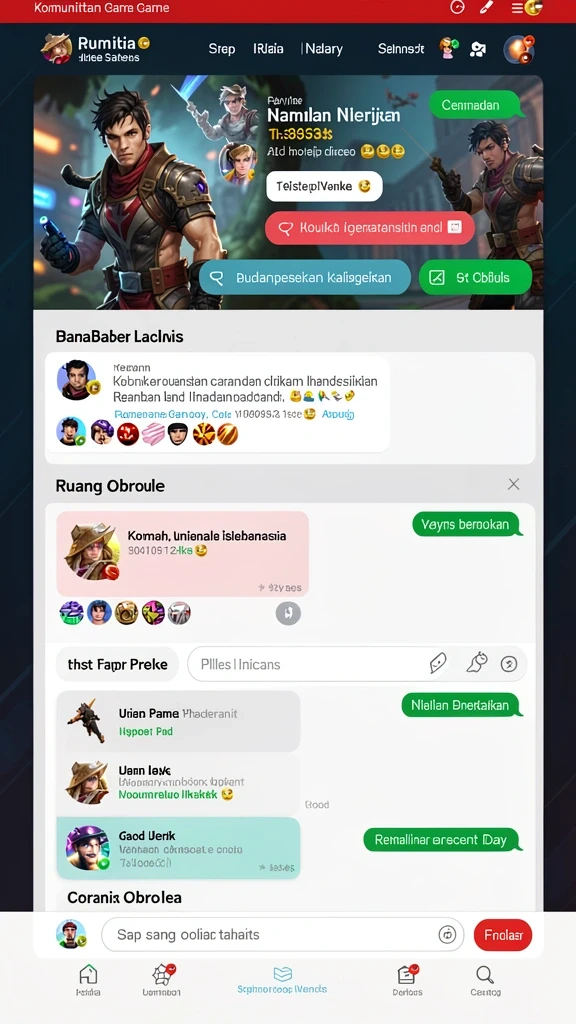 Fitur permainan yang variatif dan seru.