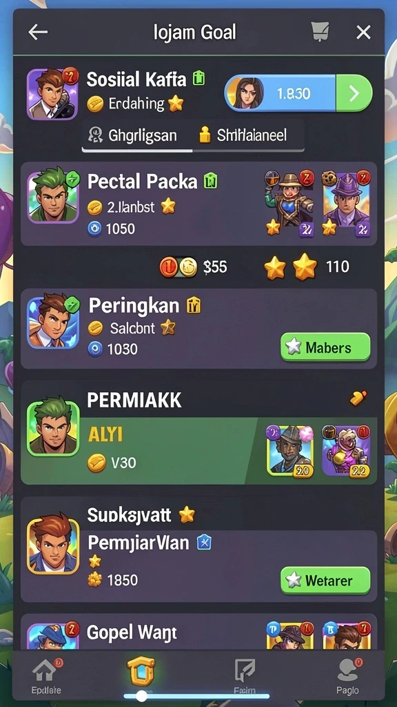 Berbagai mode permainan untuk semua penggemar.