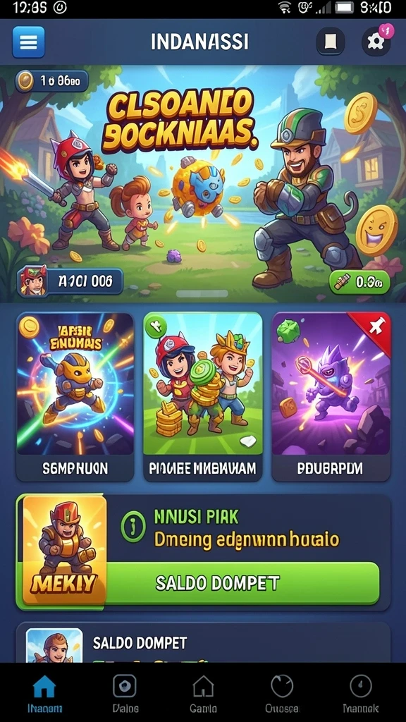 Screenshot menampilkan fitur bonus yang menarik.