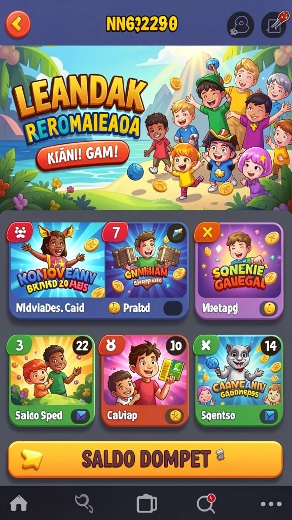Screenshot menampilkan karakter utama dalam dunia yang memukau.