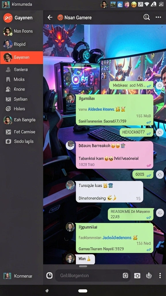 Karakter yang bisa dipilih dengan berbagai kemampuan.