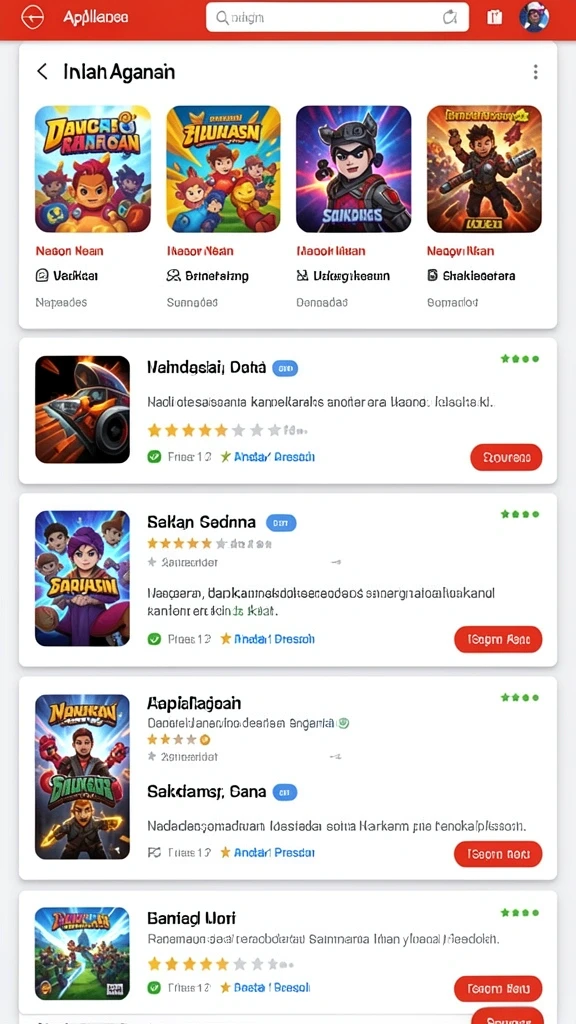 Gambaran grafik menakjubkan dari dunia pasir.