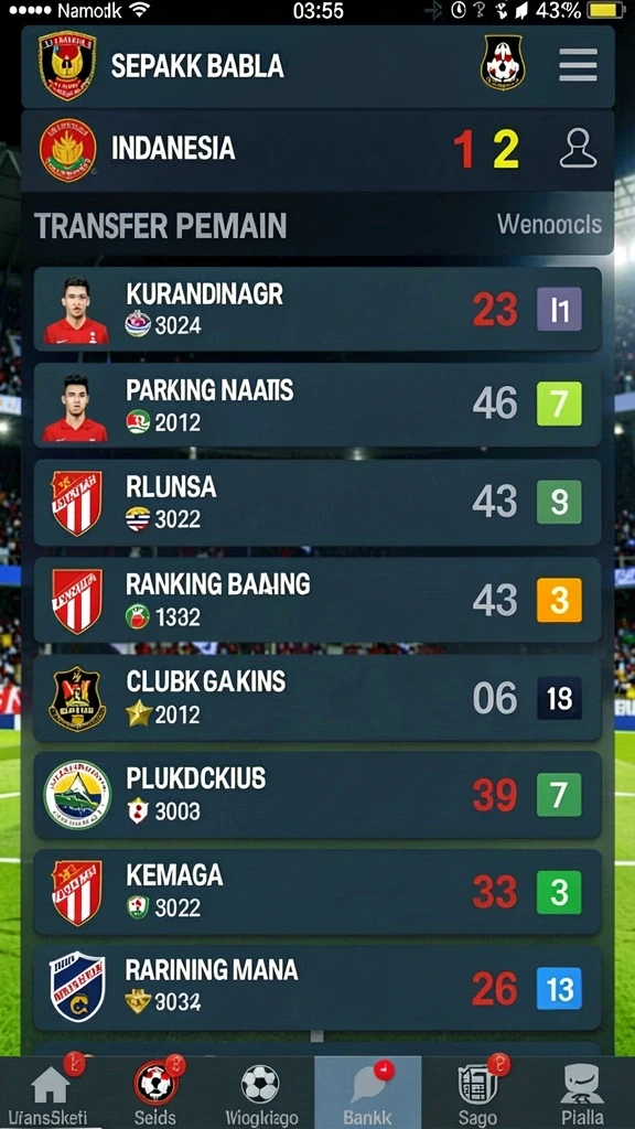 Tampilan awal yang menarik dan intuitif.