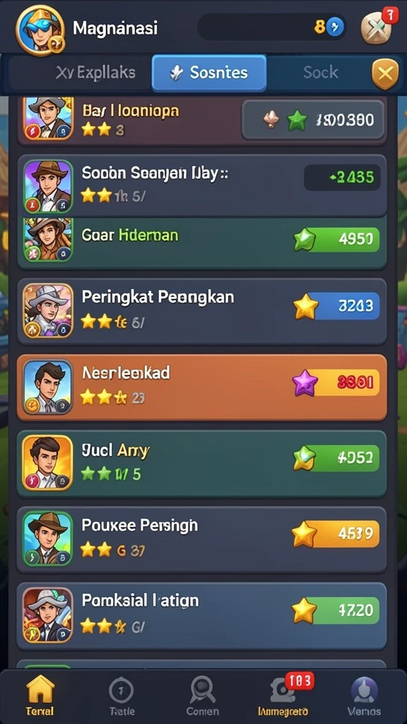 Tampilan antarmuka yang user-friendly dan menarik.