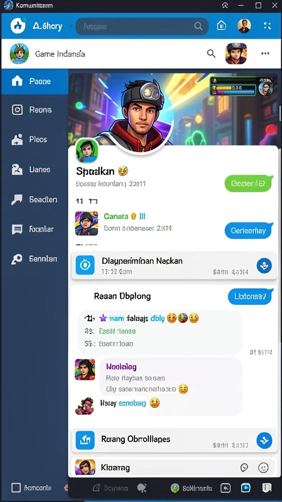 Beragam karakter unik untuk dipilih dan dimainkan.