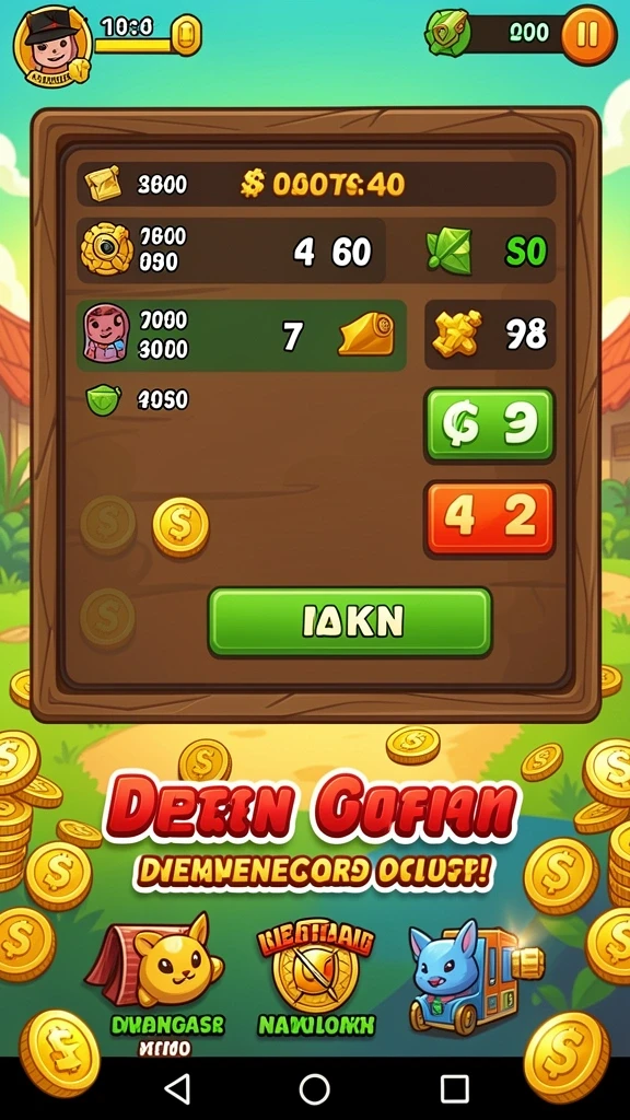 Screenshot memperlihatkan fitur item baru yang menarik.