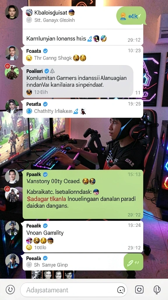 Papan peringkat menunjukkan prestasi pengguna.