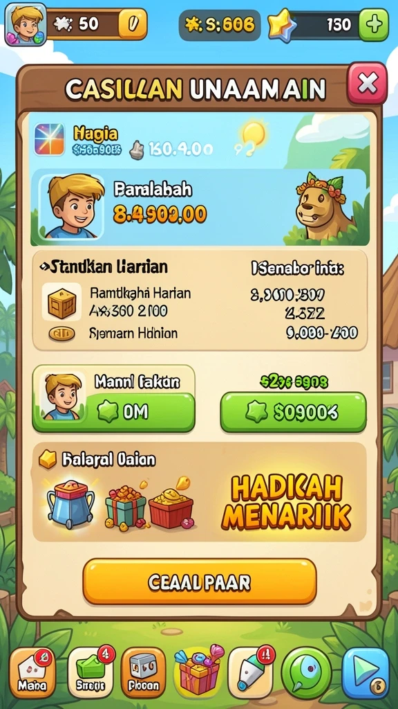 Tampilan antarmuka yang menarik dan mudah dinavigasi.