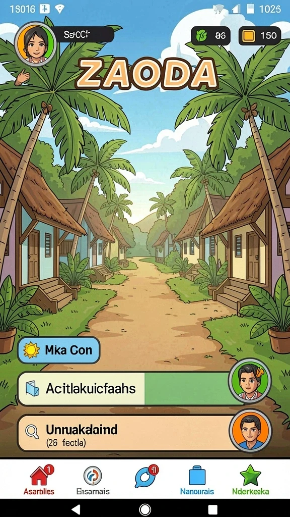 Fitur multiplayer memungkinkan interaksi dengan pemain lain.